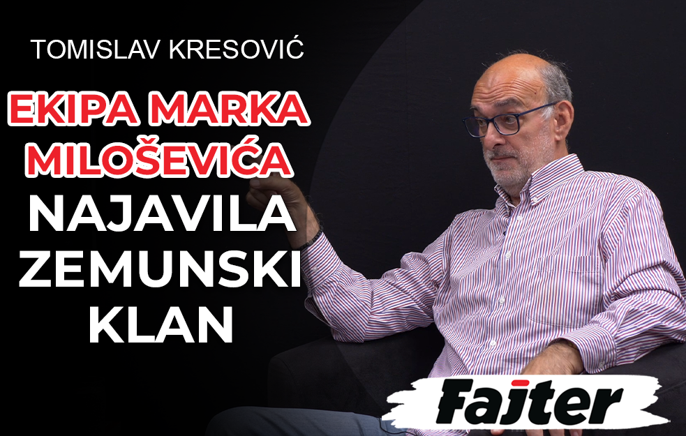 TOMISLAV KRESOVIĆ: MOĆNA EKIPA MARKA MILOŠEVIĆA JE NAJAVILA  ZEMUNSKI KLAN